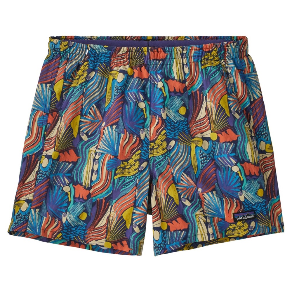 Patagonia Shorts Womens M Baggies Multicolor Athletic Stretch Hiking Running NEW